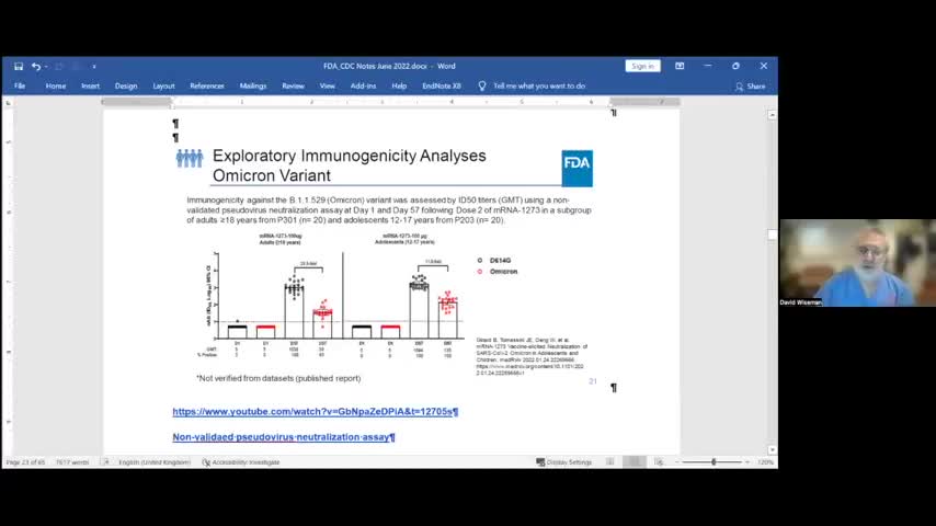 Shocking admissions from Pfizer's rep in key FDA meeting on MRNA jabs for 6 months olds