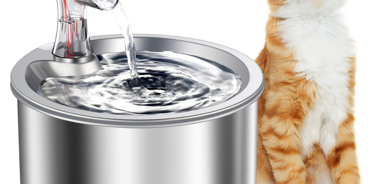 PawTechPet Splash Sound Fountain Attracts Cats