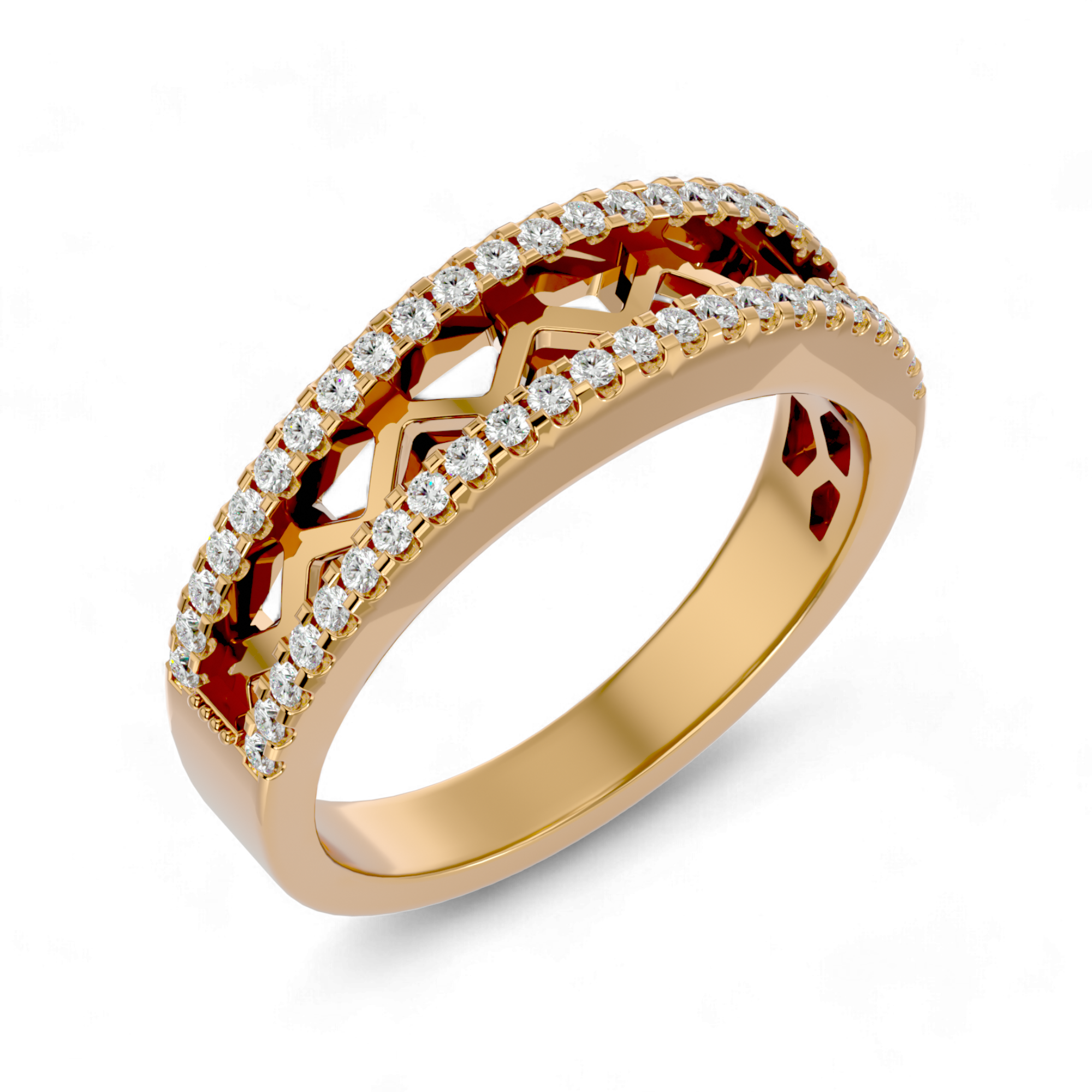 Elegant Harmony Band - Carat & Kin