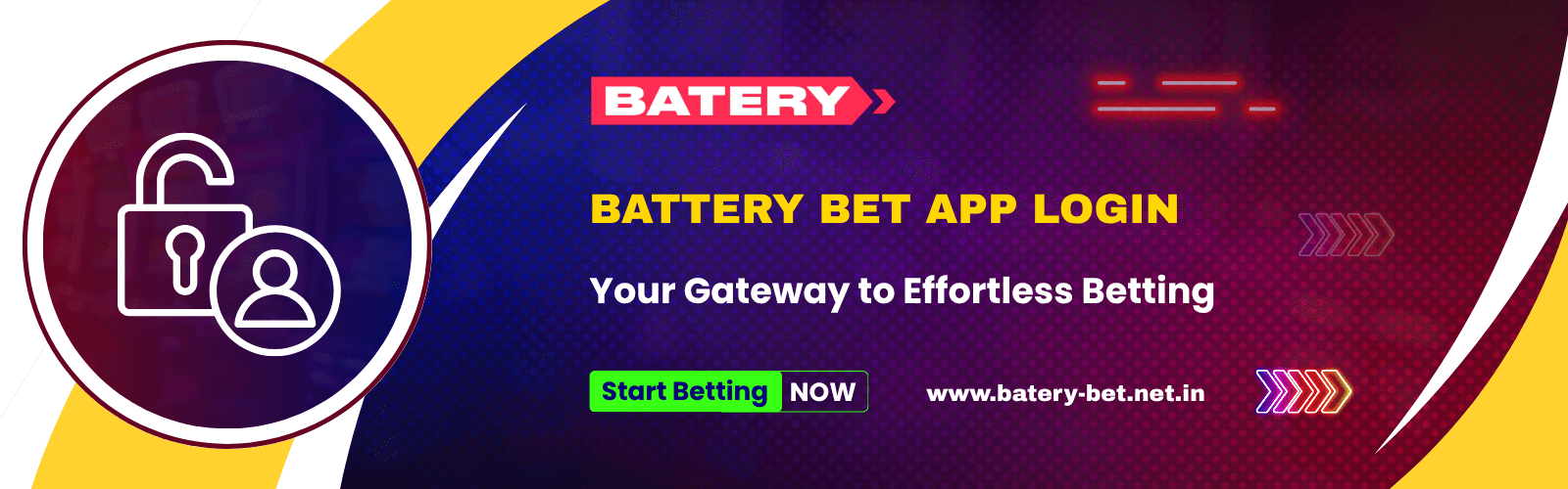 Battery bet app login or register today